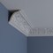 Ekena Millwork 3 7/8"H x 3 3/4"P x 5 3/8"F x 94 1/2"L, (12" Repeat), Medway Crown Moulding MLD04X04X05ME - alternate 8